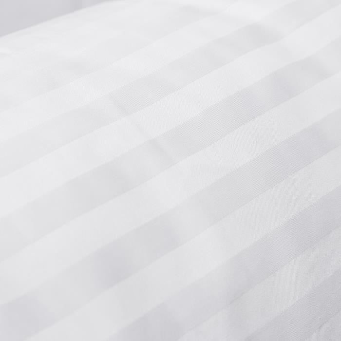 Pikolin Home - 2 X Taie D'oreiller Coutil 100 % Coton Avec Taie Lavable - 90x35cm