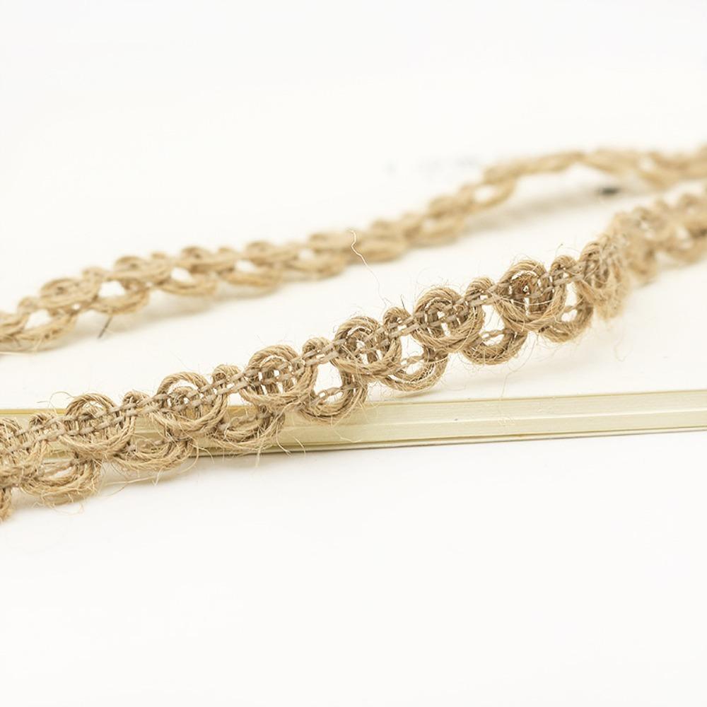 10 Meter Burlap Ribbons Handicraft Weavin Jute Yarn Retro Jute Burlap Ribbons  DIY Arts