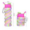 New Portable Silicone Water Bottle Retractable Folding Coffee Bottle Cups E Outdoor Travel Tools Collapsible Sport Bottles