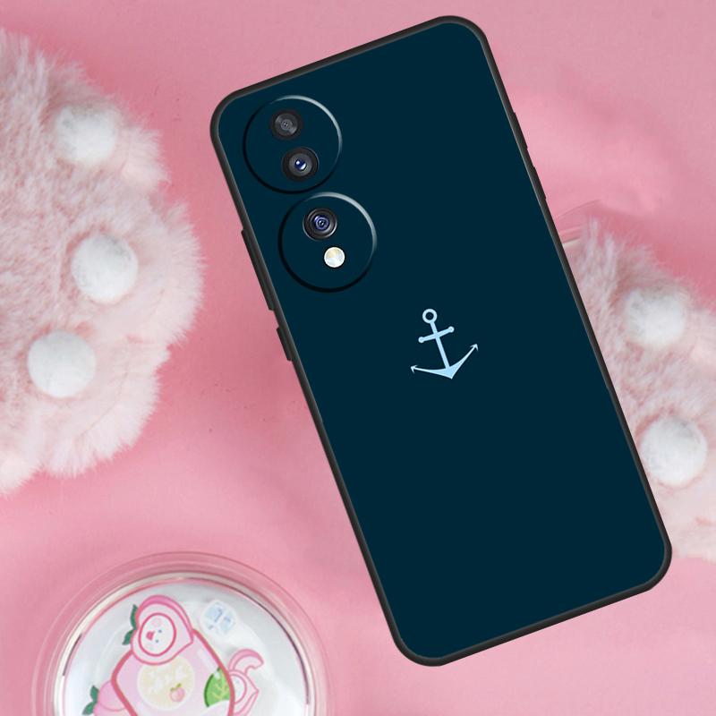 Nautical Anchor Boat Sea Case For Honor Magic 7 5 6 Lite Pro Honor 200 Pro 50 70 90 X9b X9a X8b X8a X8 X9 X9c Cover