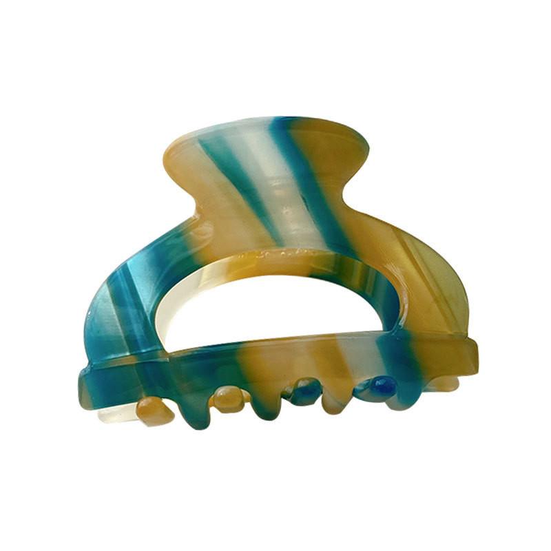 Elegant Acetate Handcrafted Hair Claw With Geometric Design For Women Fashion