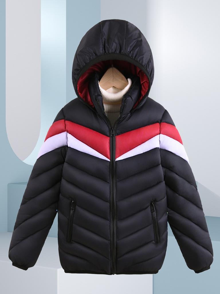 Boys hooded cotton-padded jacket 2603