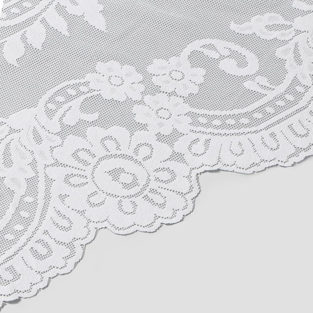 Flower Embroidery Lace Triangle Scarf for Women Head Covering Muslim Hijab Wedding Shawl Veil Spanish Traditional 172*63cm