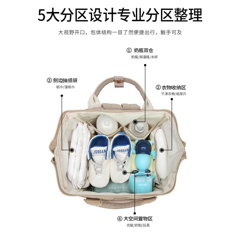 Outdoor Mommy Bag Maternal And Infant Large Capacity Backpack Mom Going Out Lightweight Baby Products Storage Backpack