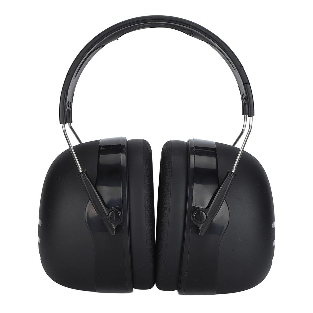 Noise Reduction Earmuffs Hearing Protection Soundproof Earmuffs NRR 37dB for Construction Woodworking Black