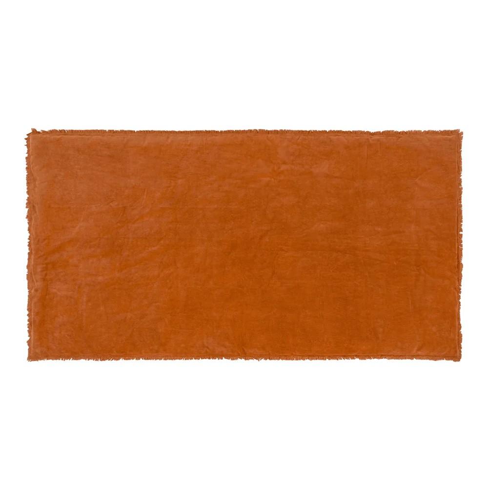 Yard Jaye Fringed Velvet Bedspread