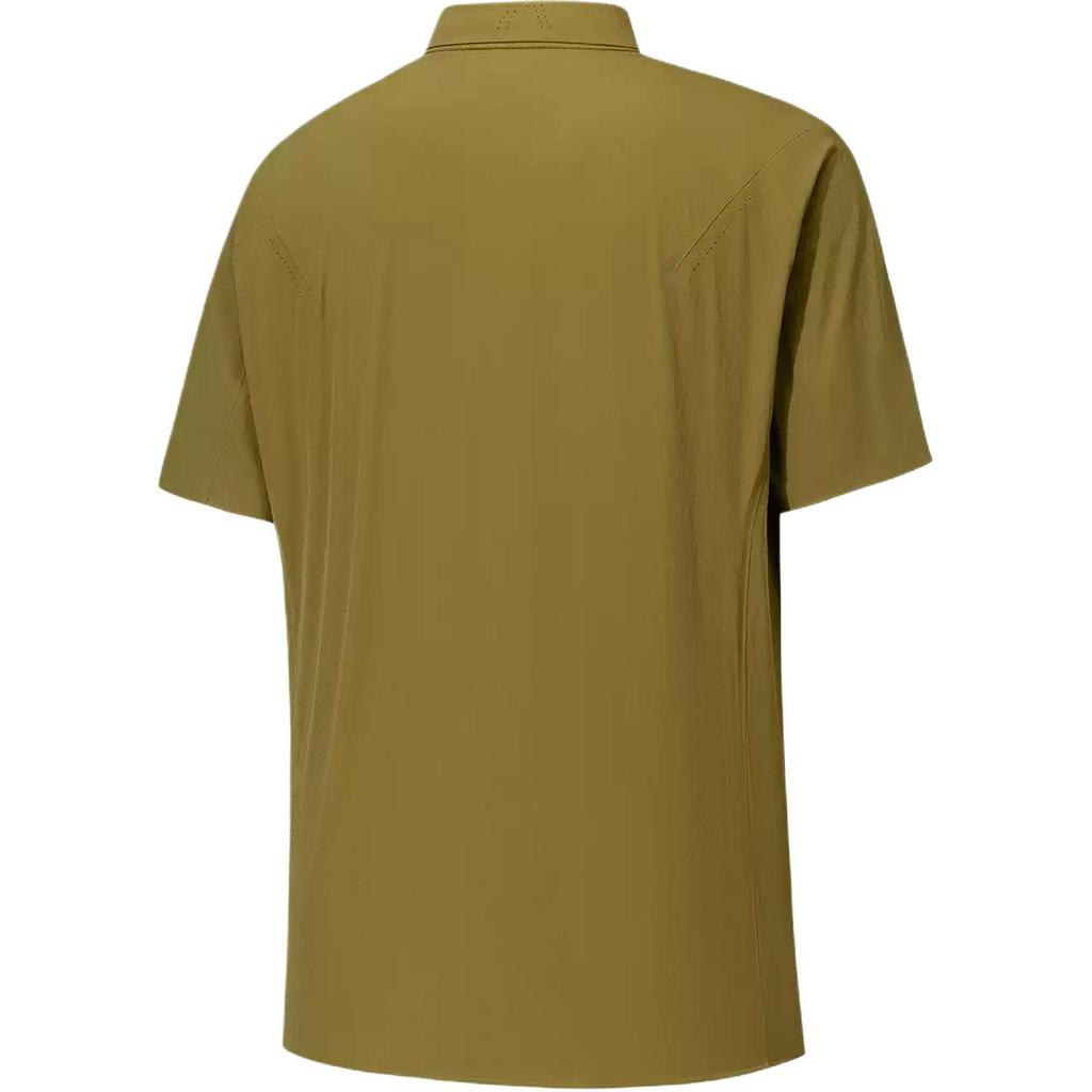 Anta Champion All-Weather Series Simple Fashion Solid Color Casual Polo Zip Short Sleeve Shirt Men shirts 152620134-5