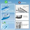 Mint flavored bead toothbrush, deeply cleanses the mouth, five in one mini brush, suitable for convenient travel and travel