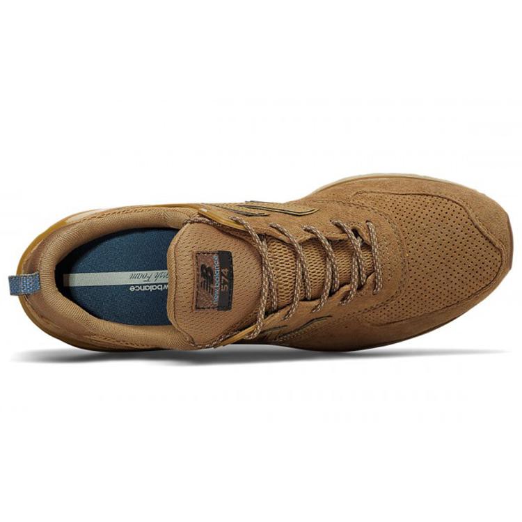 New New Balance 574 Luxe Tan Gum MS574CB