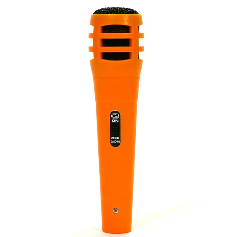 

GID dynamic microphone GMC-01 yellow Made of plastic and lightweight