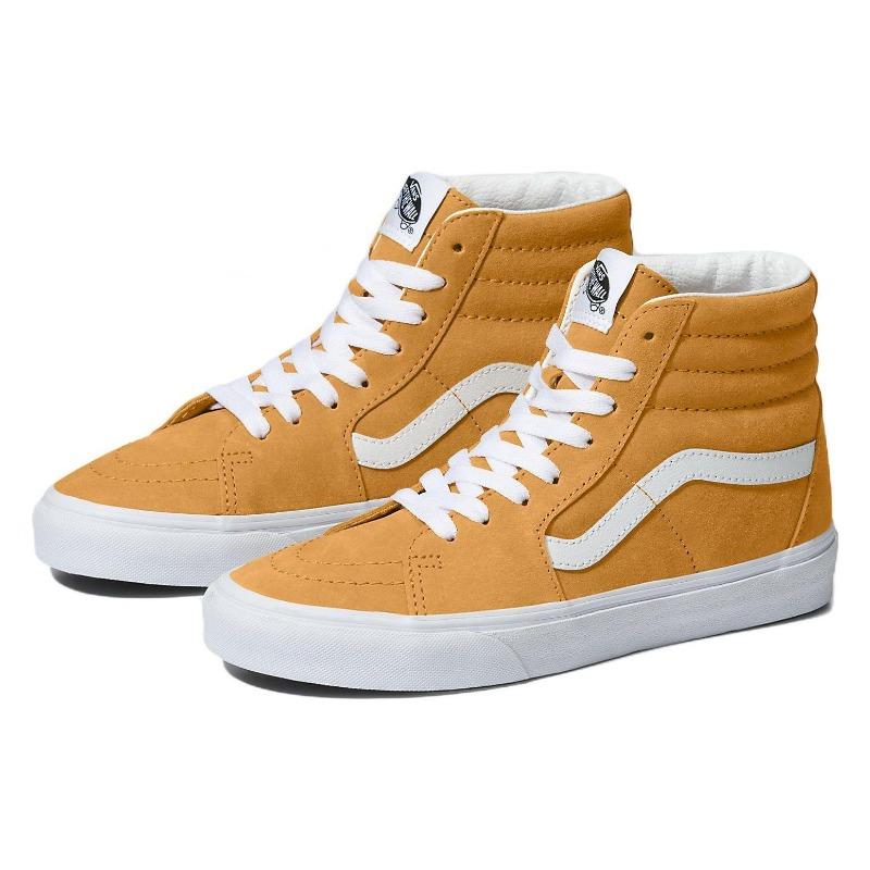 Vans SK8 Canvas High Top Skate Shoes Unisex Yellow VN0A4BVTF3X