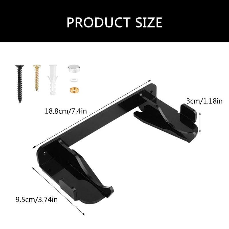 Acrylic Speakers Wall Mount Stand Holder for Flip 4/5/6 Speakers, Stable Display with AntiVibration Silicone Pads