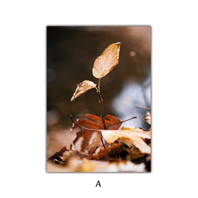 

Осенний ветер лиственный горький туман озеро водопад природные пейзажи настенная живопись на холсте плакаты на скандинавскую тему и принты Настенная картина 21x30cm No Frame