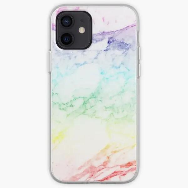 

Rainbow Marble Iphone Tough Case Phone Case Customizable for iPhone 6 6S 7 8 Plus 11 12 13 14 Pro Max Mini X XS XR Max Silicon iPhone 13 Pro