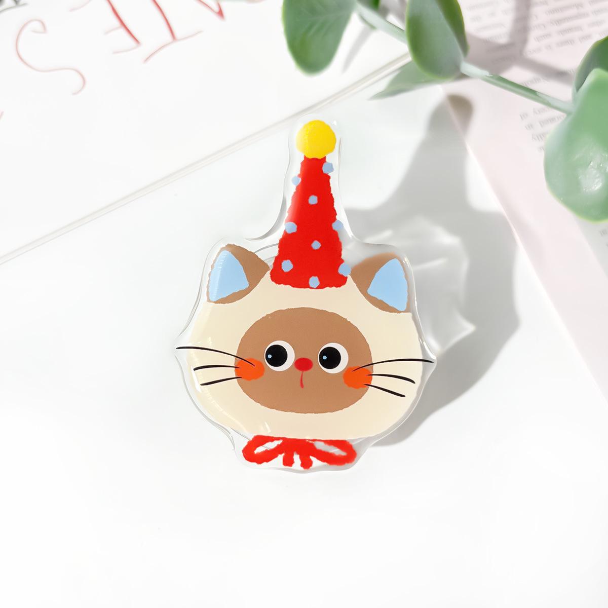 Cute Acrylic Animal Airbag Phone Holder & Stand