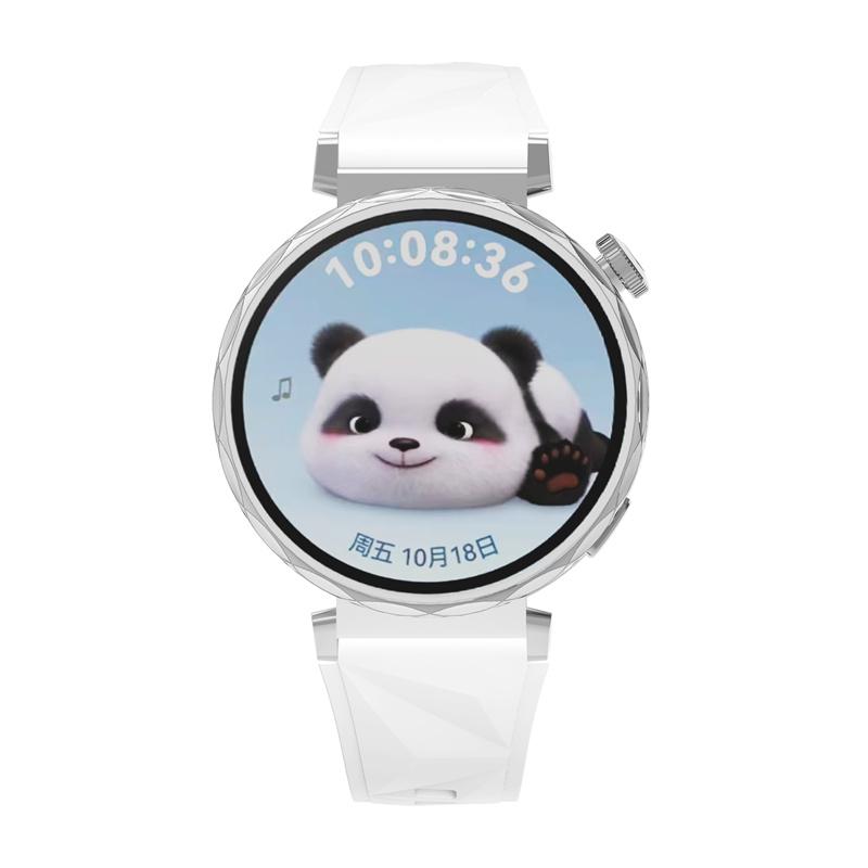18 mm Silikone Urrem til Huawei Watch GT5 41mm Officiel Samme Rem Ensfarvet