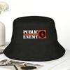 Unisex US Rap Team Public Enemy Fischerhut Persönlichkeit Unisex Hüte Sommer Vintage Jagdkappen Streetwear Grafik Schirmmütze