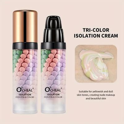 3 Colors Isolation Cream Moisture-proof Isolation One-step Skin Tone Corrector Makeup Foundation Skin Tone Correction And Brightening Foundation
