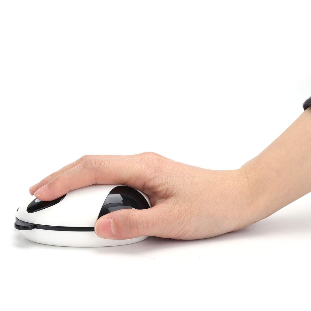 JGGLD Wireless Panda High Includes Receiver and USB Charging Cable Mouse, Compact, Quiet, 2.4GHz, 1200DPI, Design, Precision, Energy-Saving Mode,