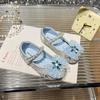 Girls crystal princess shoes 2025 autumn new children's shiny rhinestone soft-soled shoes little girl baby flats