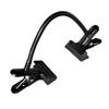 Flexible Metal Hose with Plastic Clamp and AntiSlip Pad Stand for Securely Mounting Microphones Hair Dryers Small Fan