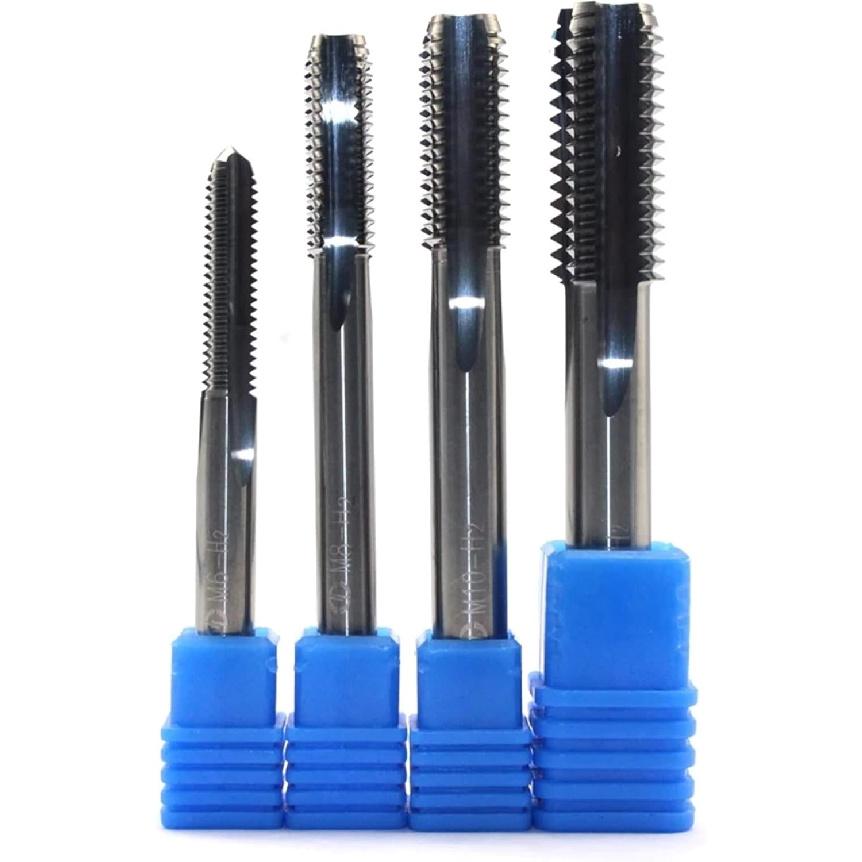 1PC M2 M2.5 M3 M4 M5 M6 M8 M10 Tap Metalworking Carbide Straight Metric Machine Screw Right Taps Thread Cutter Tool(M3X0.5)