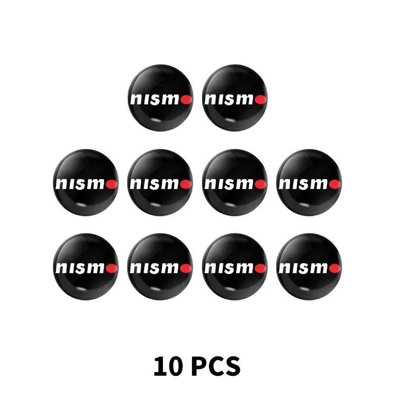 

10Pcs Car Lock Keyhole Stickers Door Lock Protect Car Stickers For Nissan Nismo Note Armada Pulsar Pathfinder X-Trail Qashqai