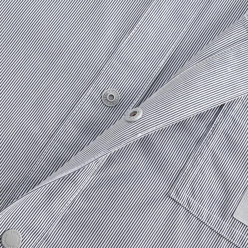 Anta Shirts Men's Ice Blue Gray Lapel Moderate Other 172538109-3
