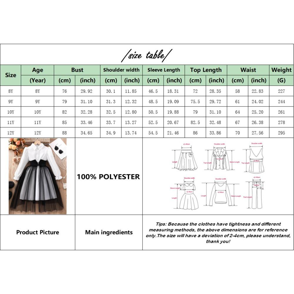 Rochie cu mâneci lungi pentru fete 8-12 ani Rochie toamnă/iarnă Patchwork Culori contrastante Rochie minimalistă