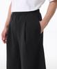MUSINSA STANDARD [Cooltandard] One-Pleat Bermuda Sweatpants [Black]