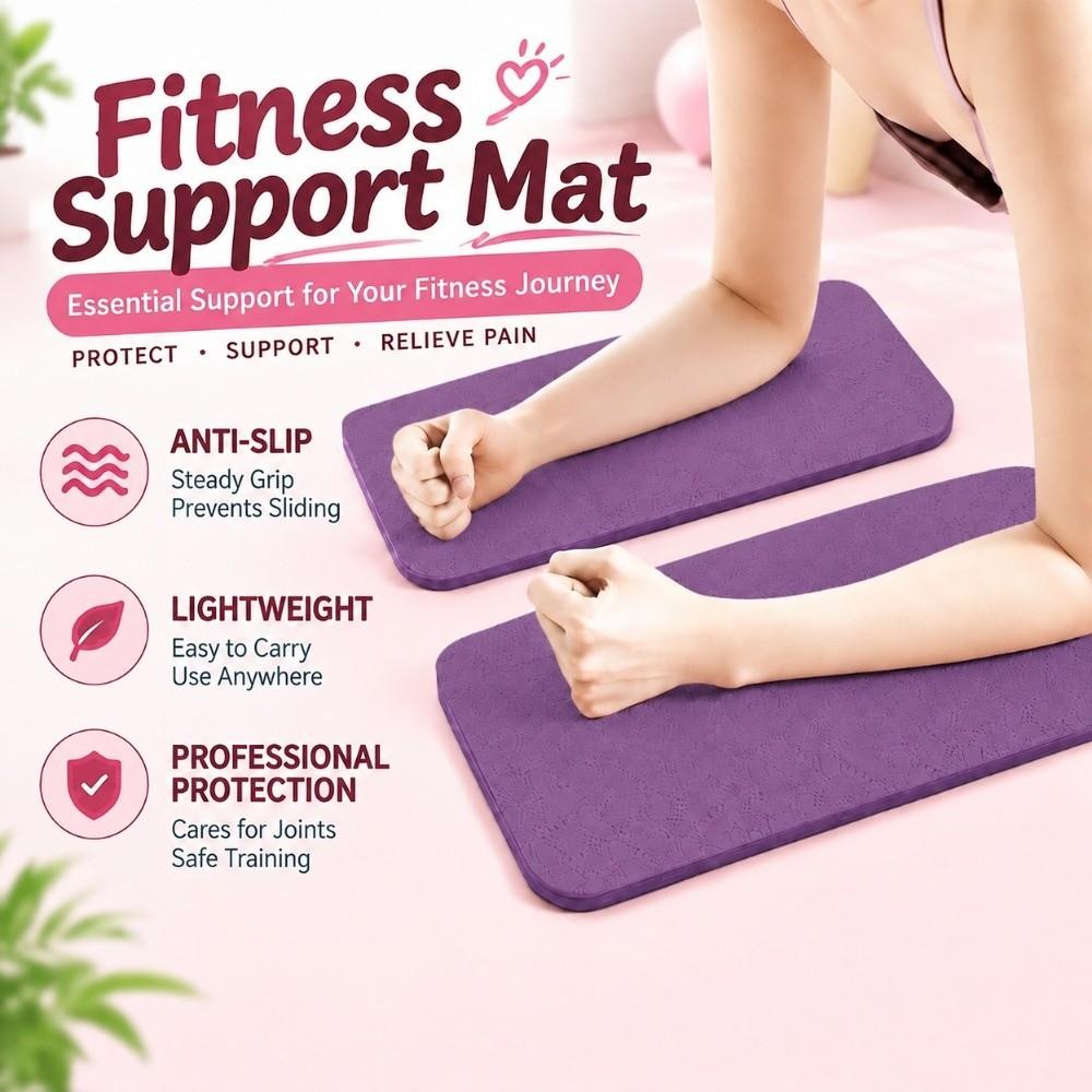 8mm Thick Small Planks Workout & Knee Pad 13.4*6.7in Exercise Mat Premium Cushion Pad Home Gym Use
