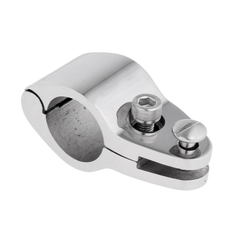 stainless steel Boat Canopy Fitting Tube Knuckle Clamp for 22mm Tube
