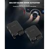 LUJUNTEC 2PCS Blend Door Actuator Replaces 604-037 Replacement for Dodge Nitro 2007-2011 for Jeep Liberty 2008-2012, Air Door Actuator, HVAC Blend