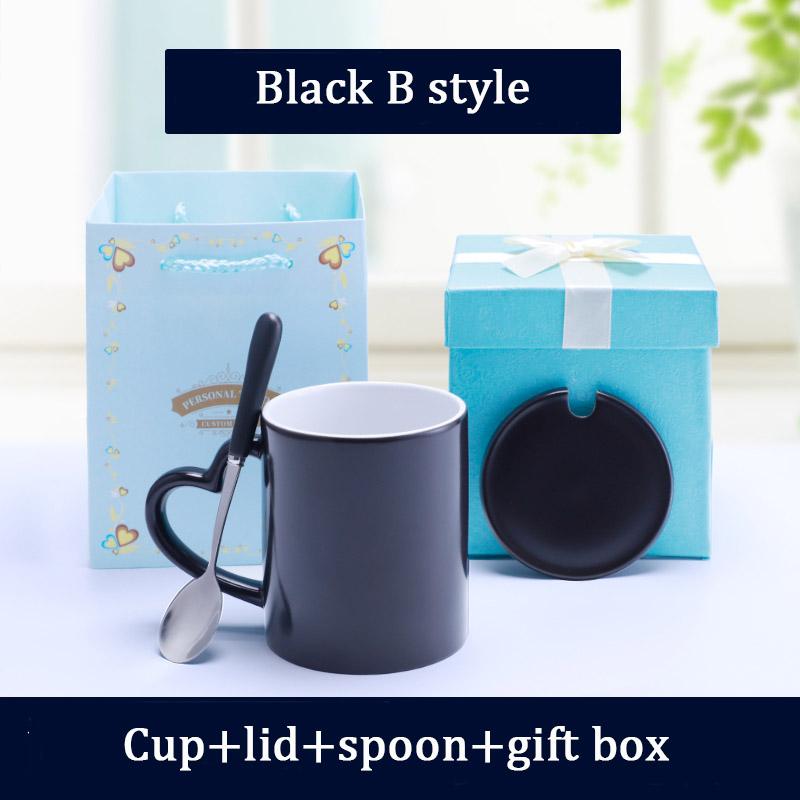 Customized Coffee Mugs Ceramic Magic Mug Pour In Hot Water Pictures Display Print Photo LOGO Text DIY Change Color Cup Gifts