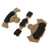 Helmet Padding Kit Memory Foam Pad Protective Mat Universal Motorcycle Bike Bicycle Cushions Waterproof Desert Color