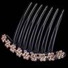 Rhinestones Ponytail Holder Women Hair Comb Mother Headwear Korean Barrettes Crystal Hair Clips