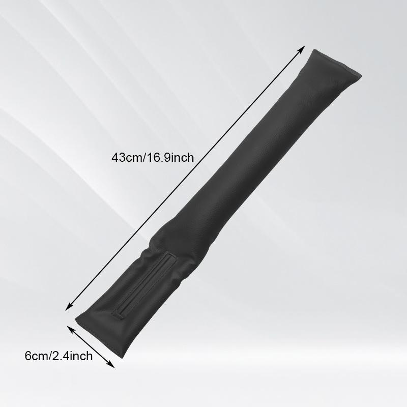 2Pcs Car Seat Gap Filler Side Seam Plug Strip Leak-proof Filling Strip Car Styling Padding Leather Leak Pads Plug Accessories
