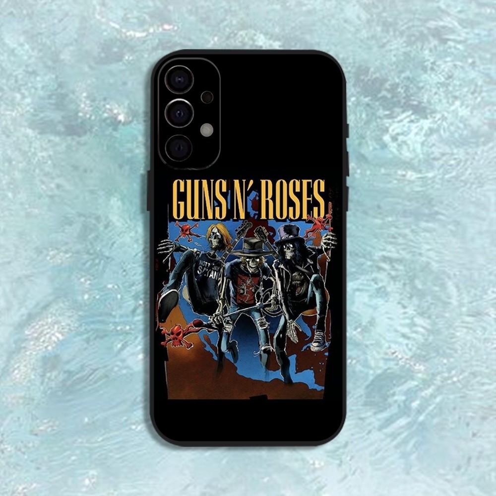 Band G-Guns N Roses Phone Case For Samsung S25,S24,S21,S22,S23,S30,Ultra,S20,Plus,Fe,Lite,Note,10,9,5G Black Cover