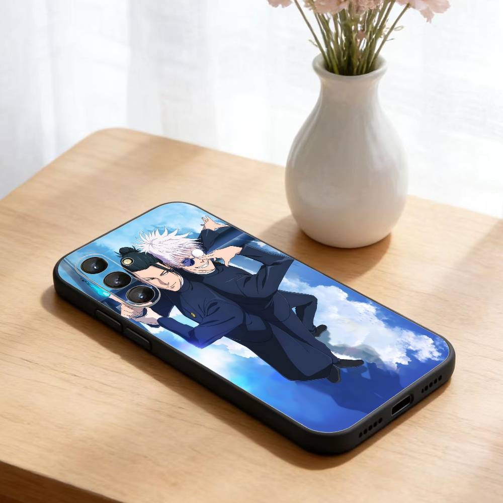 S-Satoru Gojo S-Suguru Geto Handyhülle Für Samsung Galaxy A73,21,22,32,71,53,52,51,80,5G Weiche Schwarze Hülle