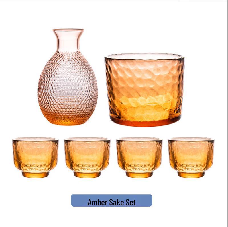 Shangqi Hammered Glass Wine Set