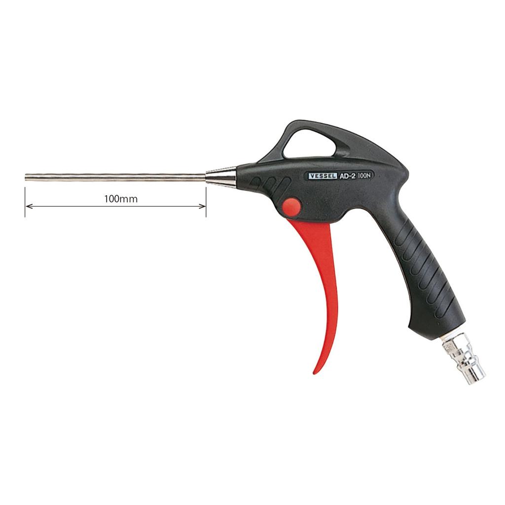 VESSEL Air Standard Long Nozzle 100NPB Duster, (with Plug), AD-2,