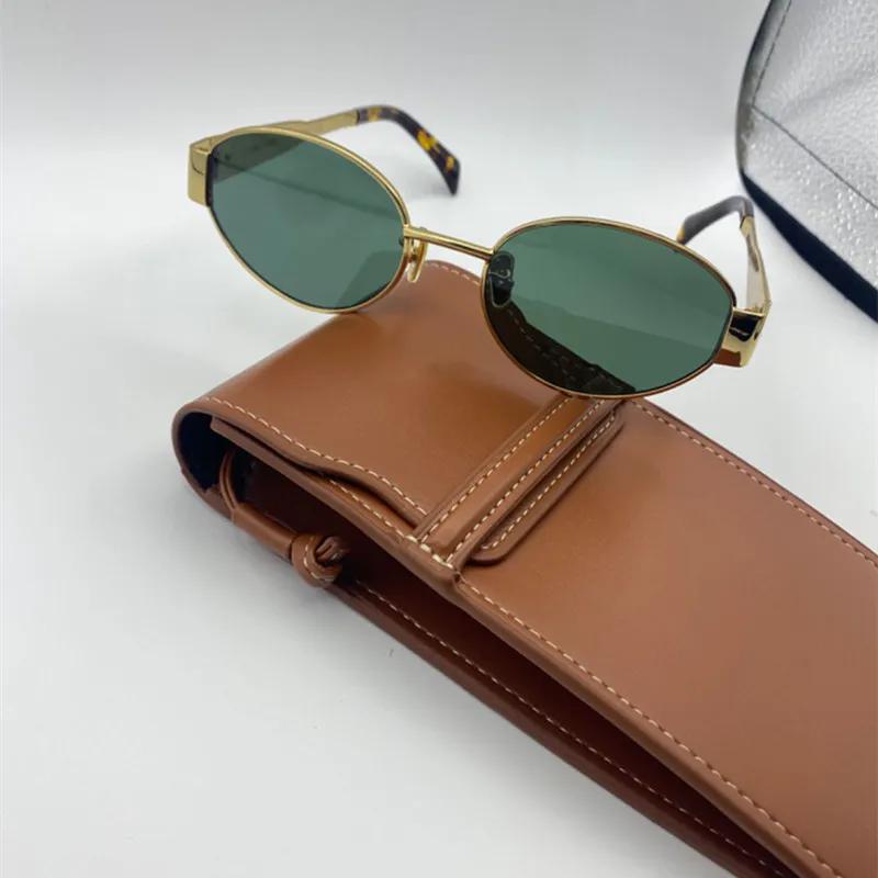 Trendy luxury fashion brand sunglasses for men and women UV400 retro style unisex glasses