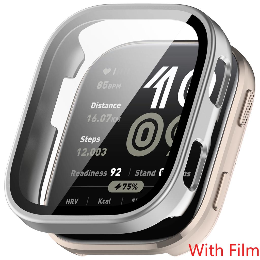 Pouzdro na PC + Sklo pro Amazfit Bip 6 Ochranná fólie proti poškrábání Nárazník Tvrzené sklo Kryt chrániče obrazovky pro Amazfit Bip6 Příslušenství