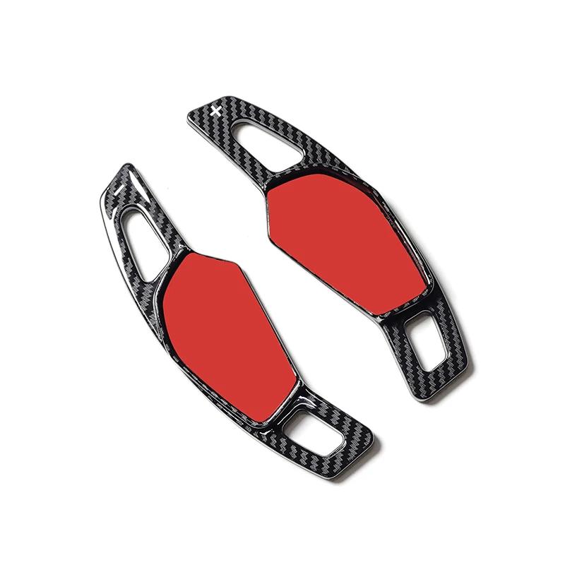 For Skoda Octavia A8 MK4 ENYAQ RS IV VRS Kodiaq Karoq 2020-2022 Car Steering Wheel Shift Paddle Extend Shifters Sticker DSG Gear