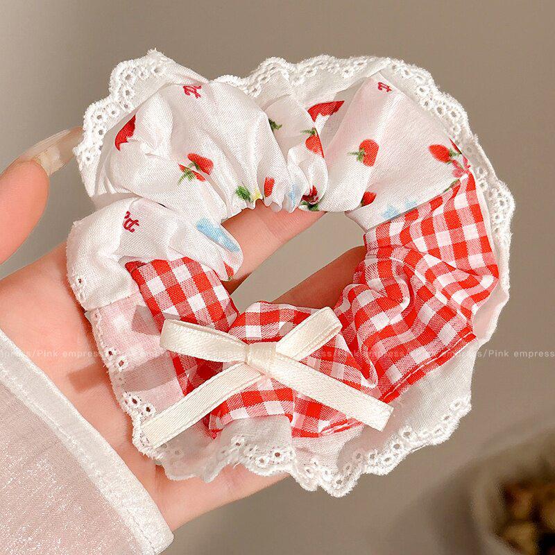 Waldspitzen-Blumen-Haargummi & Haarband - Elegante Dutt- & Haarschmuck-Accessoires für Damen