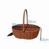 GOWKE Handheld Woven DIY Flower Basket