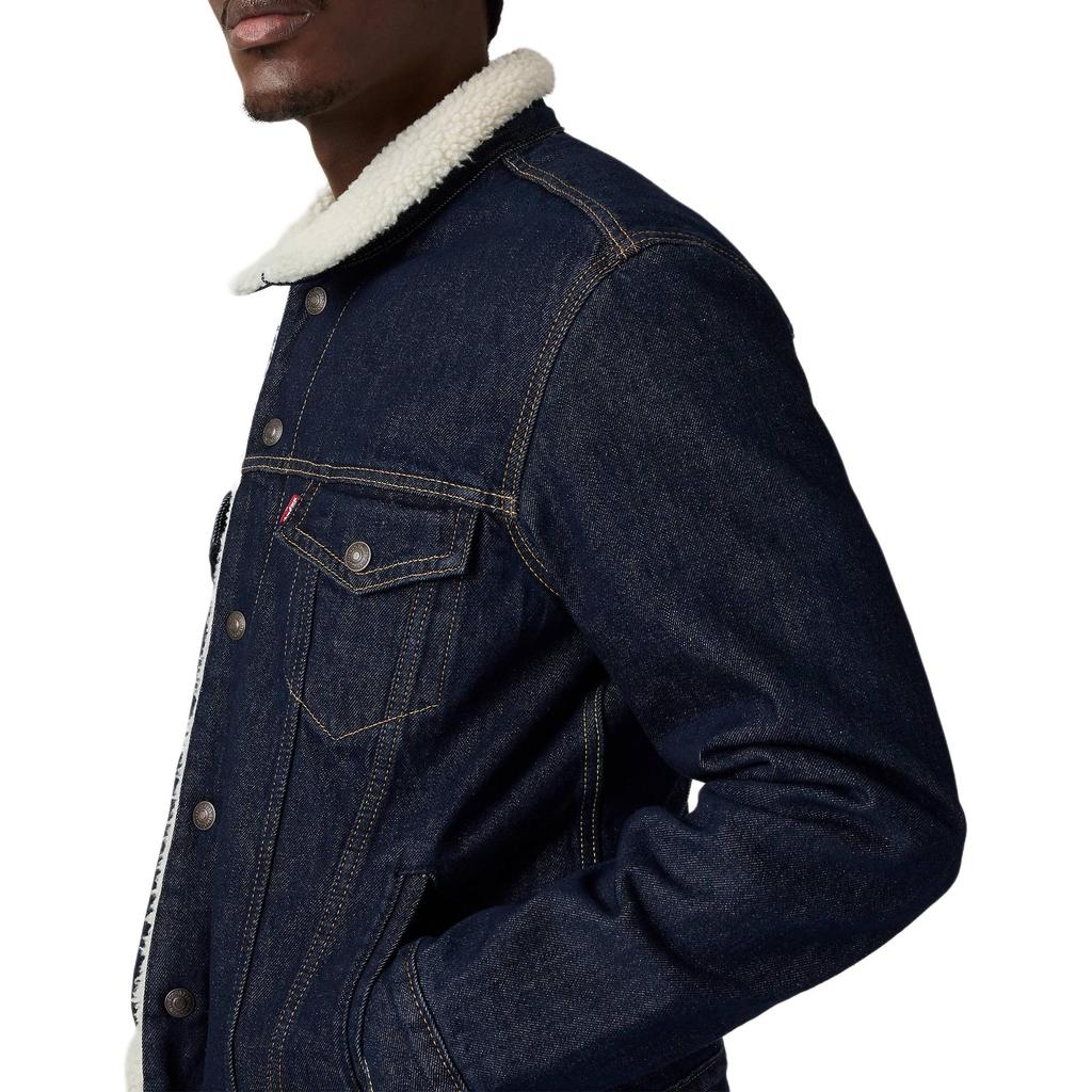 Levis Comfortabel Veelzijdig Warm Eenvoudig Puntkraag Lange Mouw Denim Jas Heren jassen 16365-0271