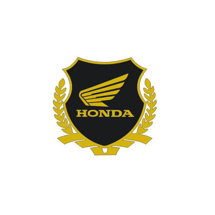 Honda Motorcycles Reflective Stickers: Wing, CBR, HRC Helmet Logos