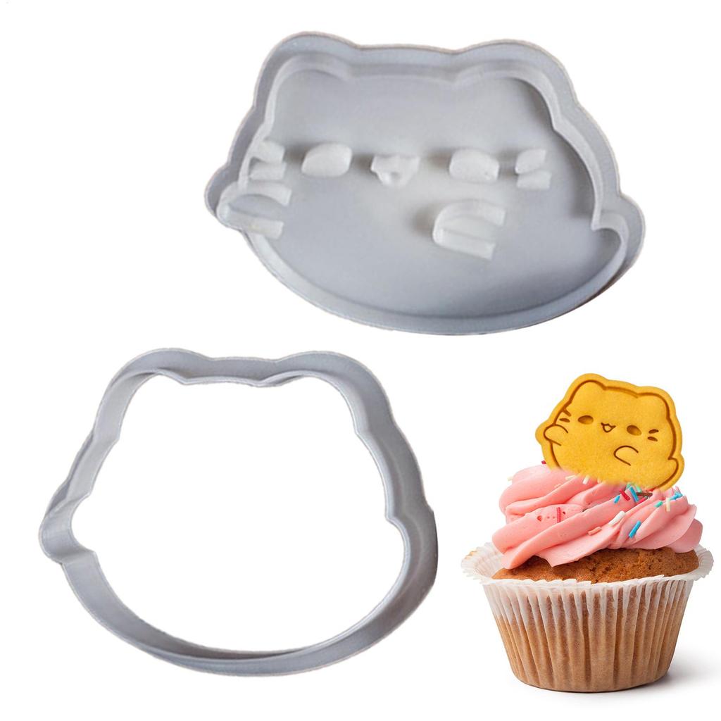 Halloween Ghost Cat Baking Cutters Kitchen Embossing Animal Moulds for Event Bakery Dough Cheese Chocolate Fondant Making