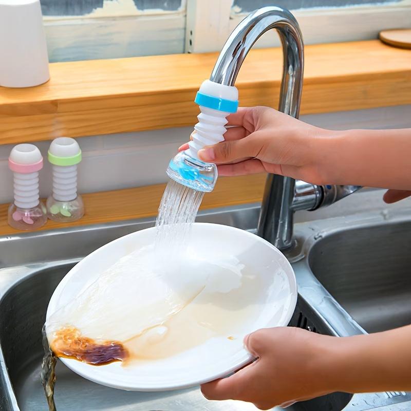 §Rallonge Élégante à Clipser en 3 Pièces, Diverteur d'Eau Anti-éclaboussures Rotatif et Rétractable, Un Accessoire Essentiel pour les Éviers de Cuisine